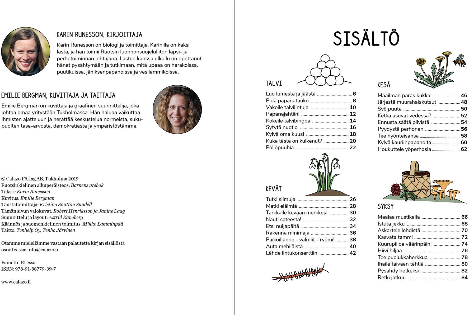 Calazo Villin Luonnon Puuhakirja  02