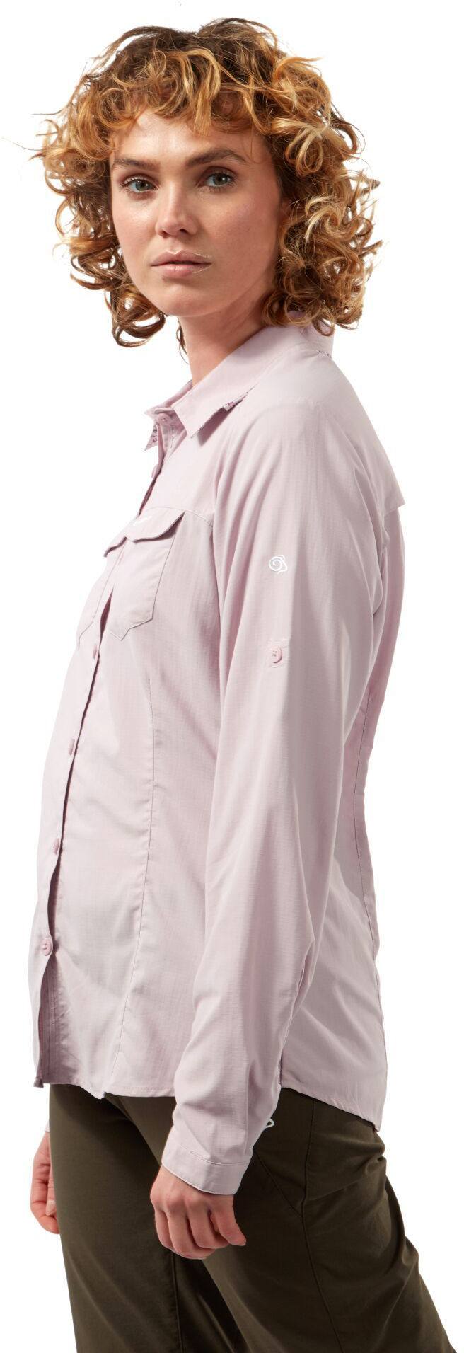 Craghoppers Nosilife Adventure II LS W Shirt Lila 02
