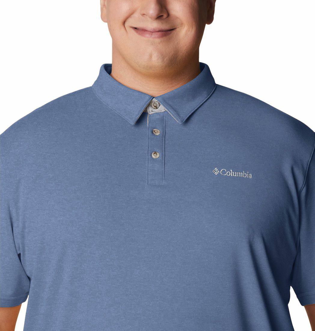 Columbia Men's Nelson Point Polo Big Dark Mountain 03
