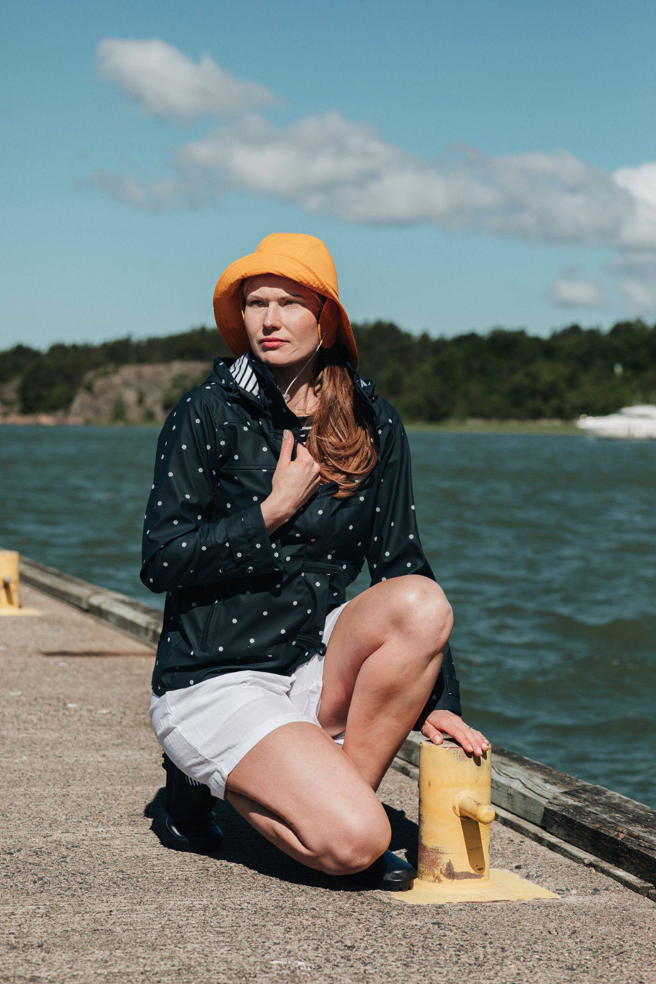 Salon Sailor Hat Keltainen 03