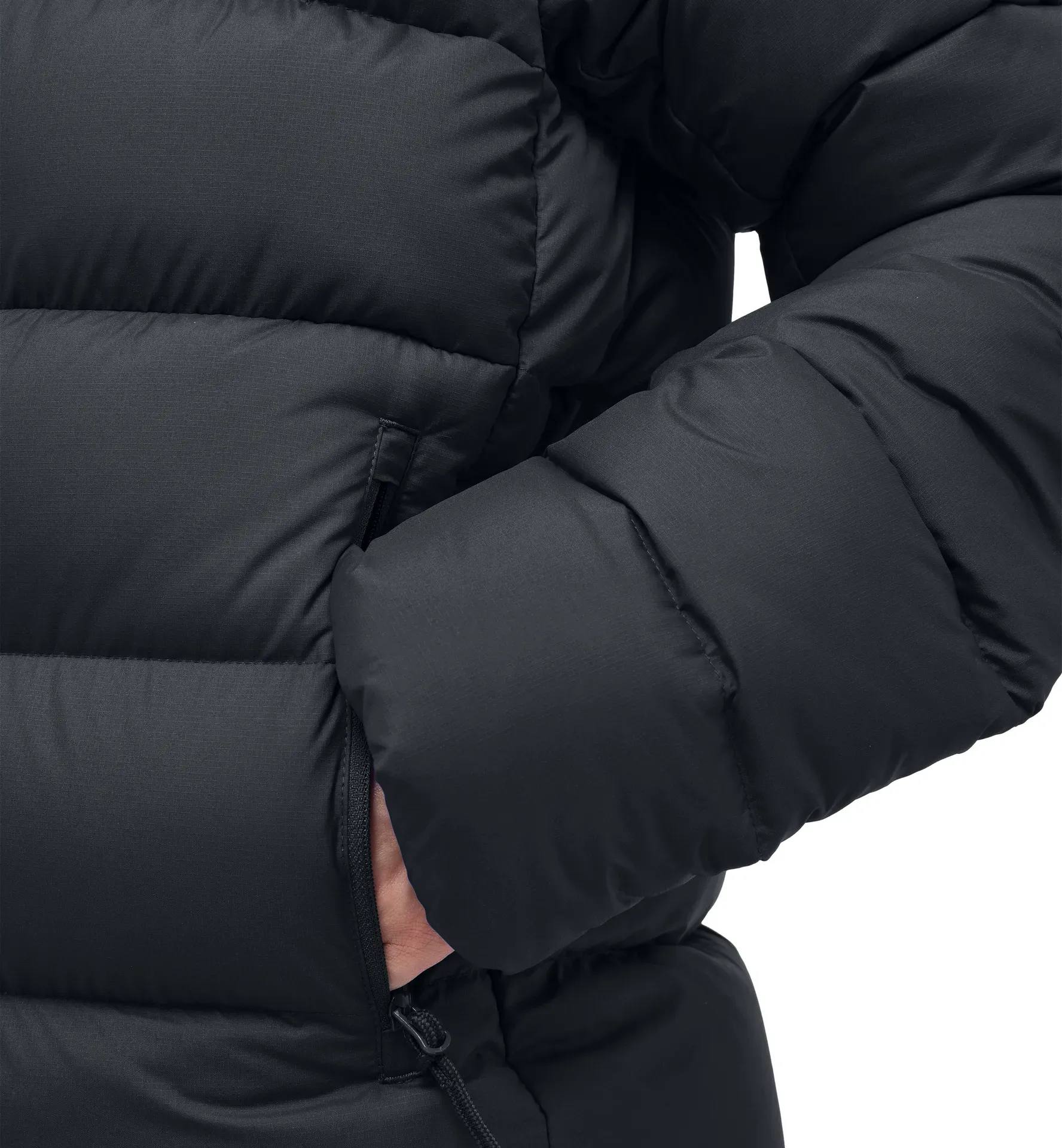 Haglöfs Women's Rosson Down Hood - Naisten untuvatakki Musta 11