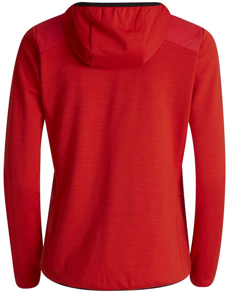 Lundhags Women's Padje Merino Hoodie Red 02