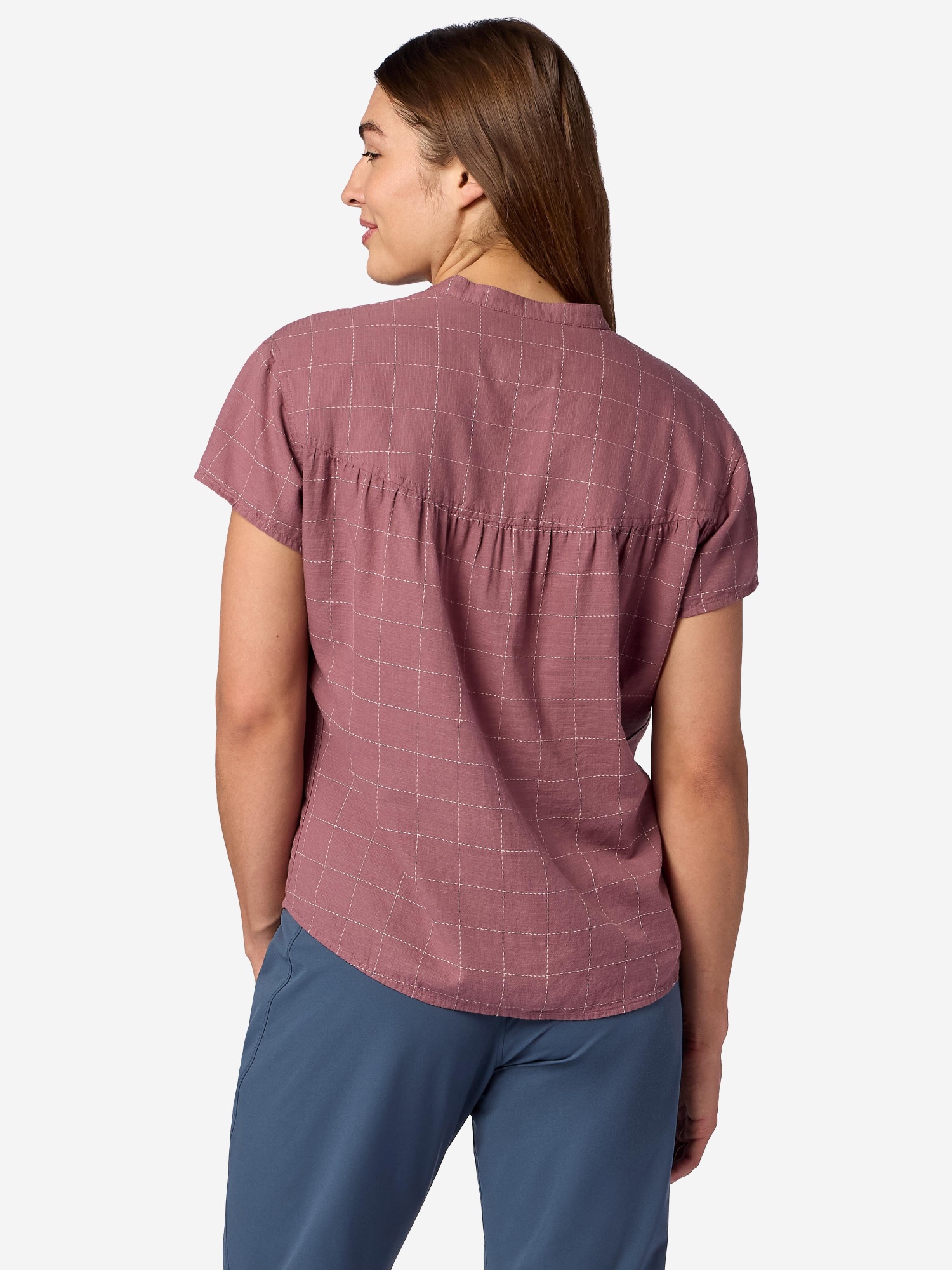 Marmot Mar rhea w ss Mauve Global Plaid 02