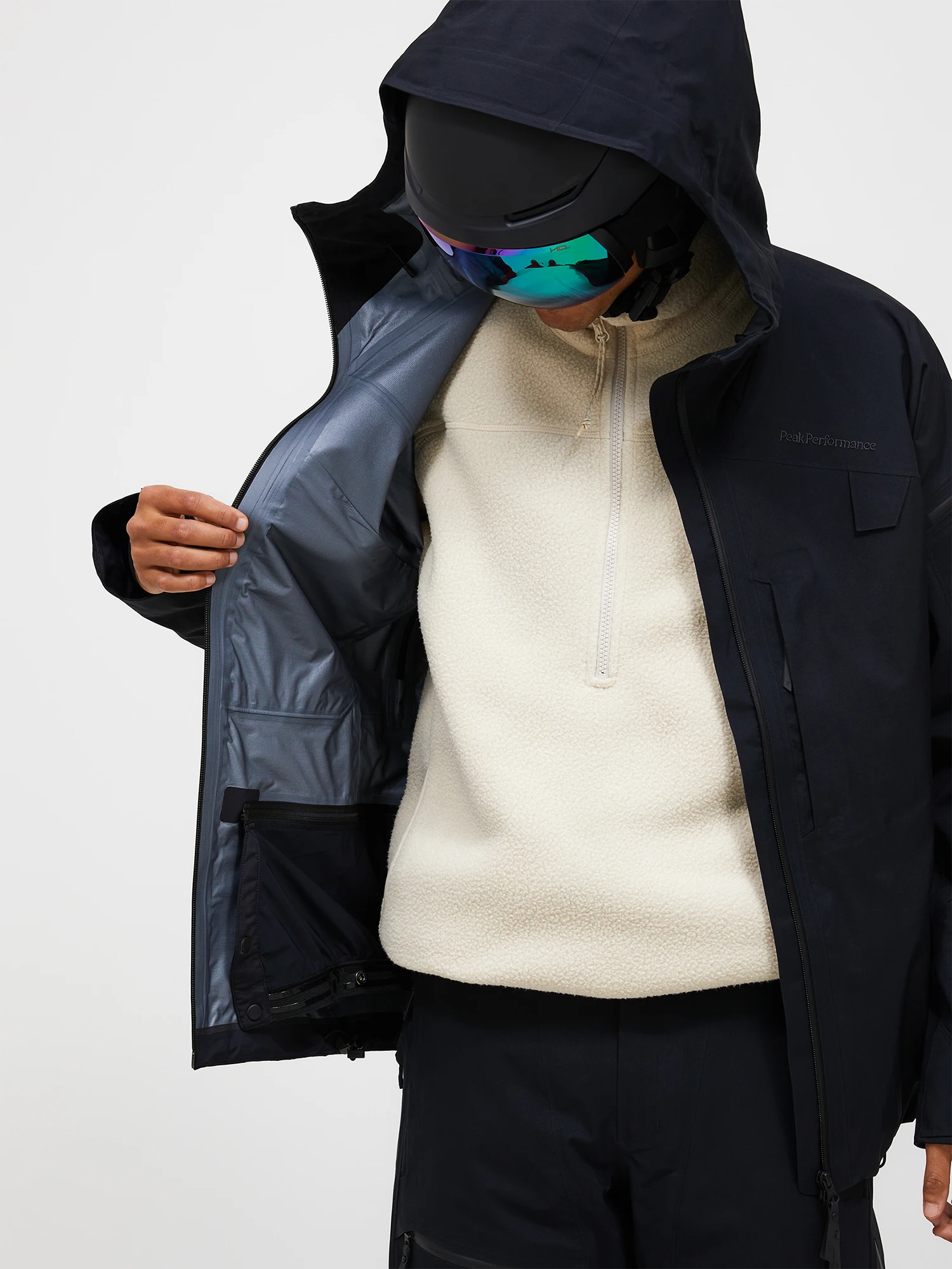 Peak Performance Men's Alpine GTX C-Knit 3L Shell Jacket Musta 08