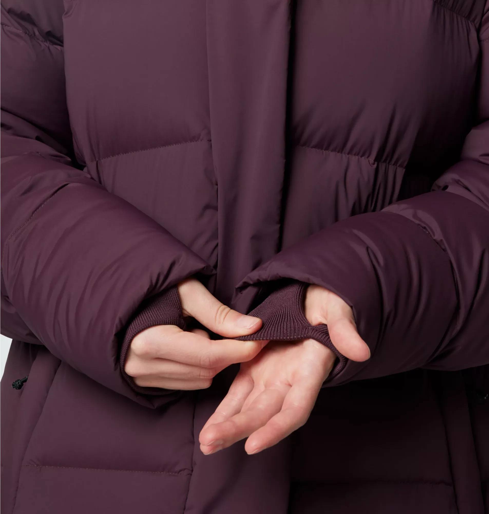 Columbia Women's Boundless Day Long Down Jacket Moonvista 05