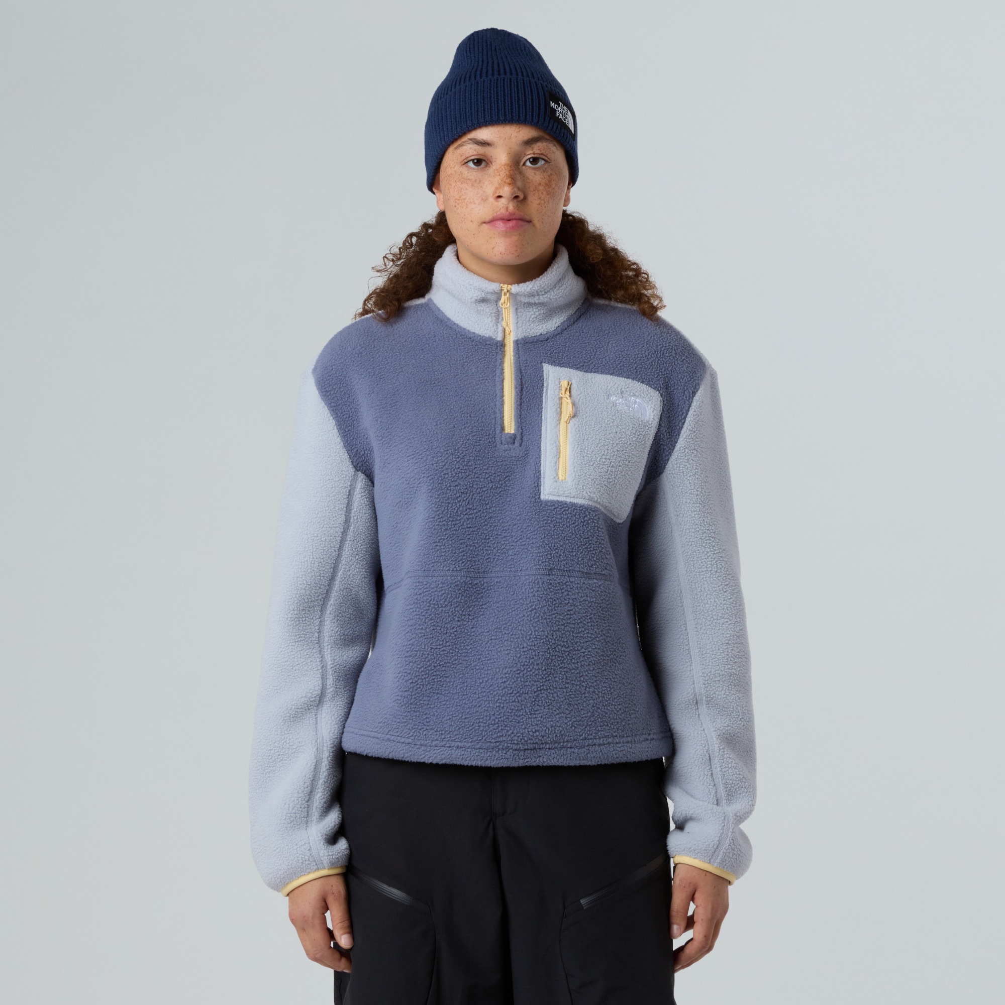 The North Face Women's Yumiori 1/4 Zip Twilight Galaxy/Blue Fl 03