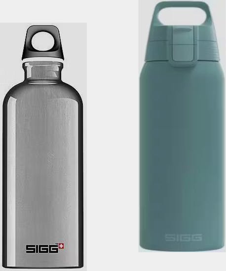 Sigg Traveller 0,6 Alu ja 0.75 Shield Therm One Alumiini 02