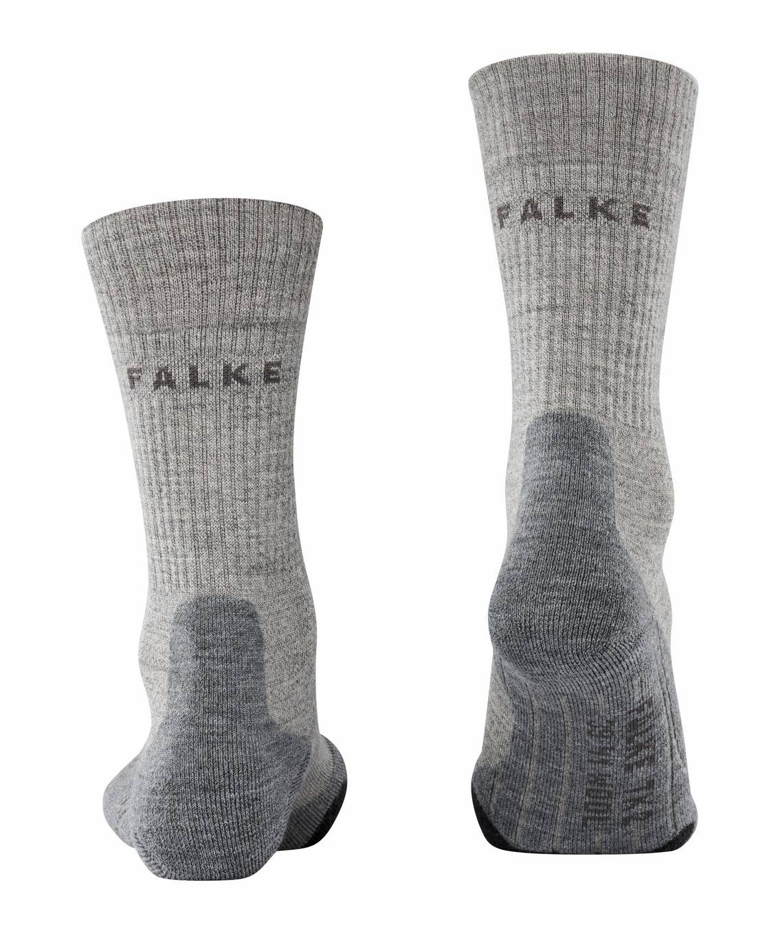 Falke TK 2 Wool W Vaaleanharmaa 02