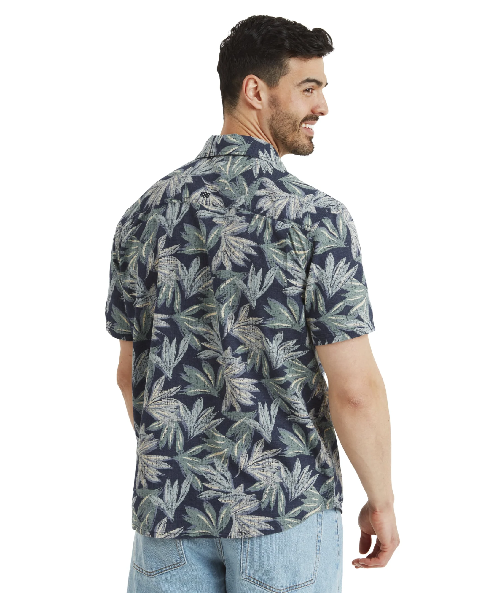 Sherpa Men's Havai Short Sleeve Shirt Rathee Blue 06