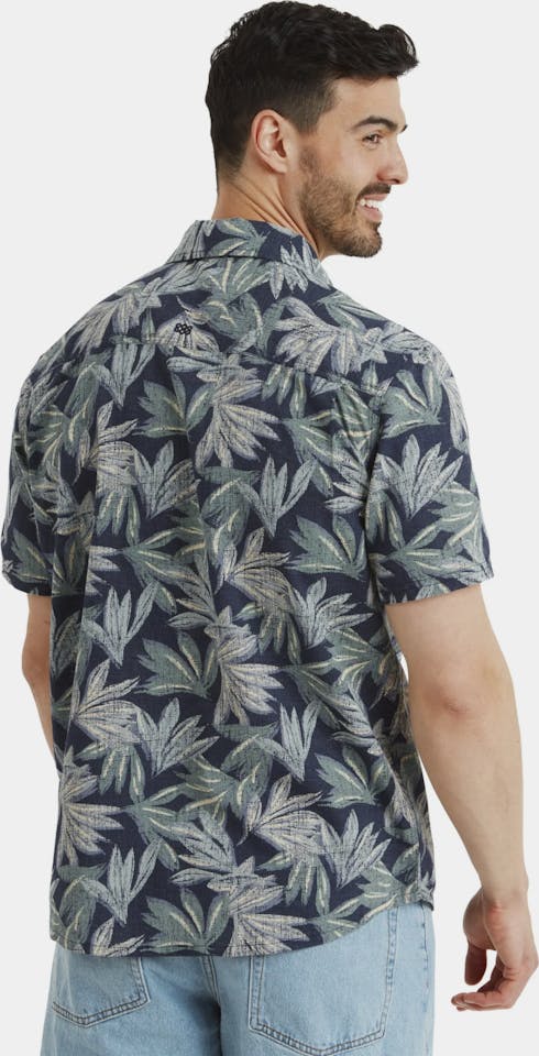 Sherpa Men's Havai Short Sleeve Shirt Rathee Blue 06