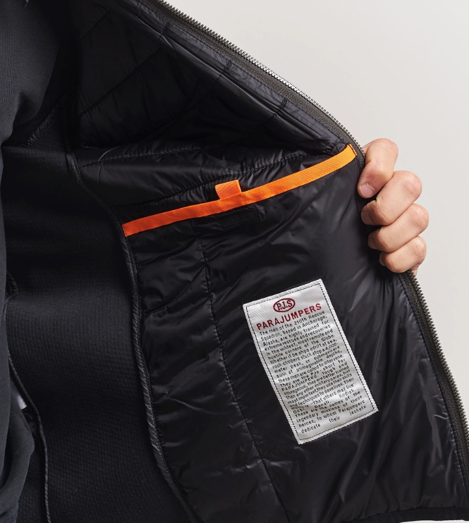 Parajumpers Nolan - Miesten kevyttoppatakki Musta 06