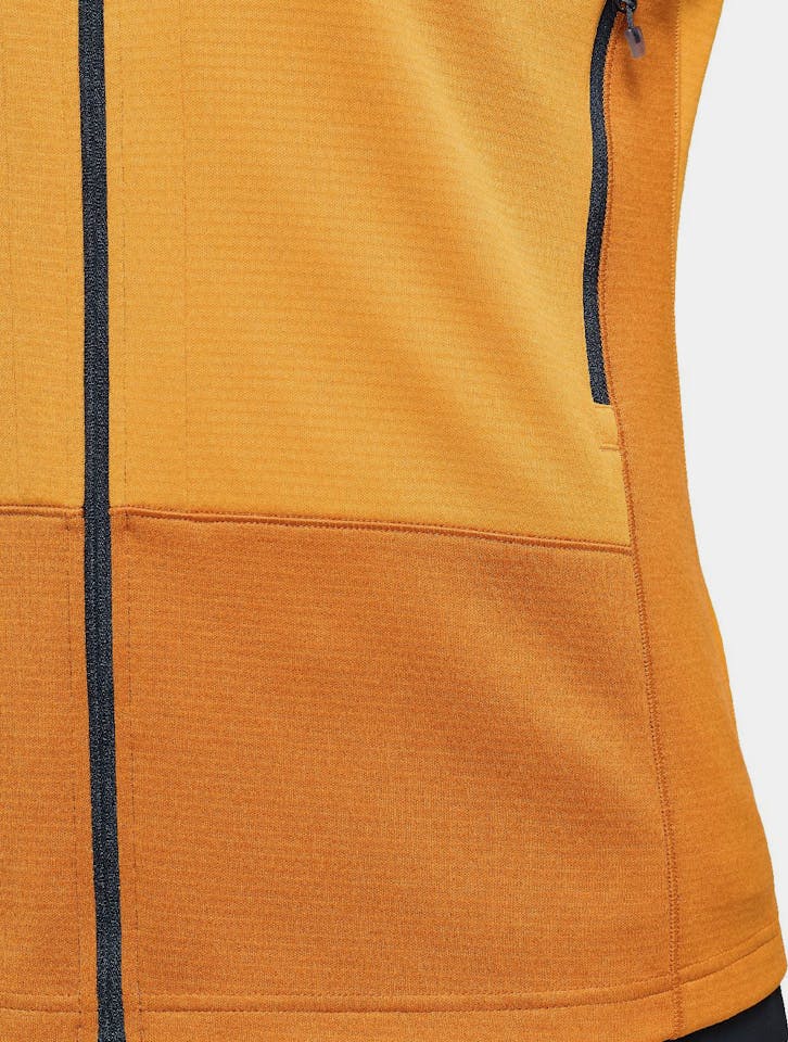 Haglöfs Women's Flash Mid Hood Magnetite / Sunny yellow 07