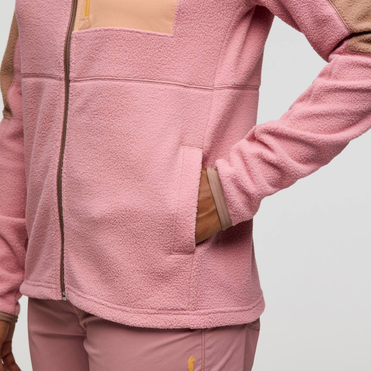 Cotopaxi Women's Abrazo Fleece Full-Zip Jacket Reishi And Rose 06