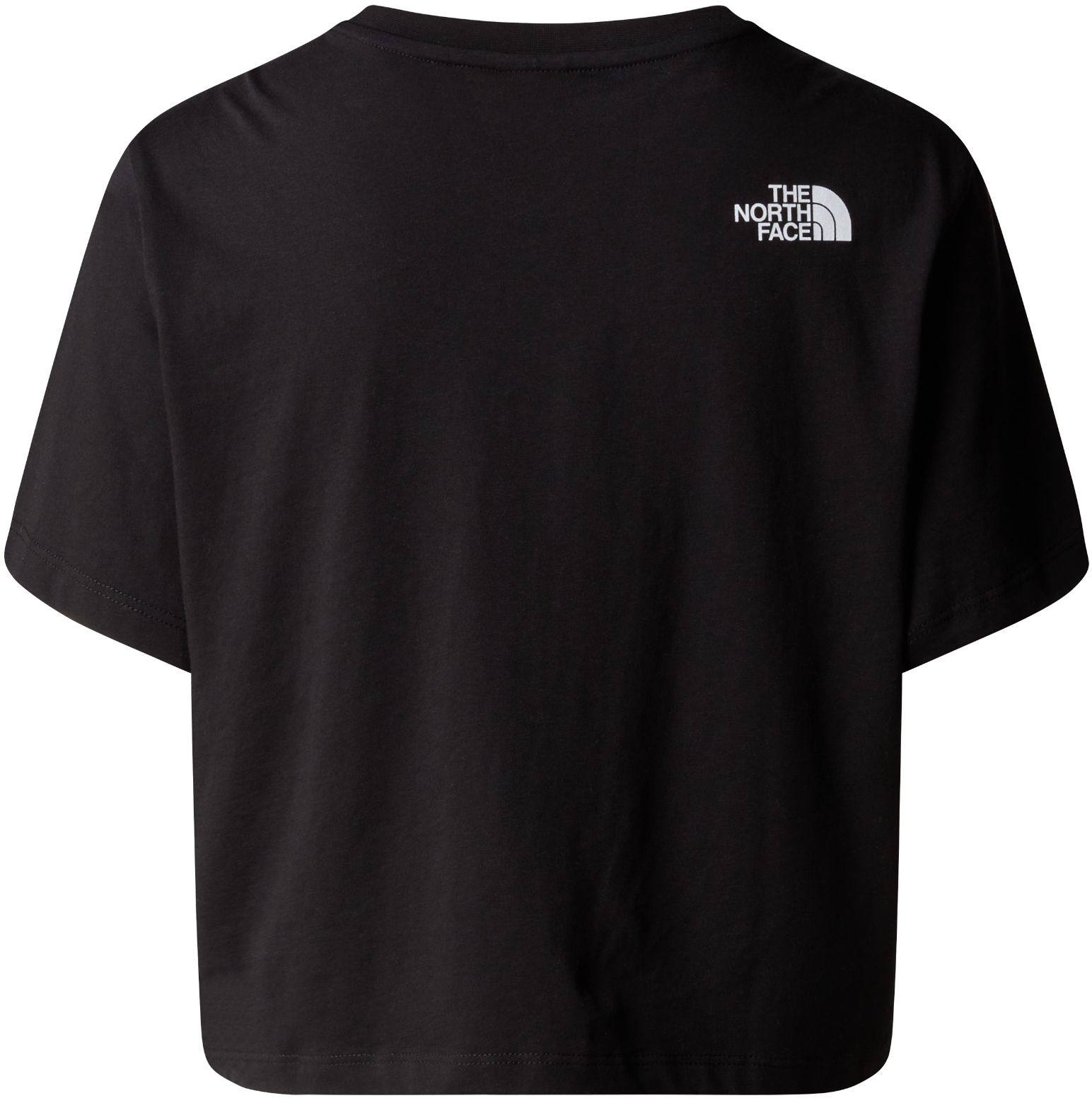 The North Face Women's Cropped Easy Tee Black 02