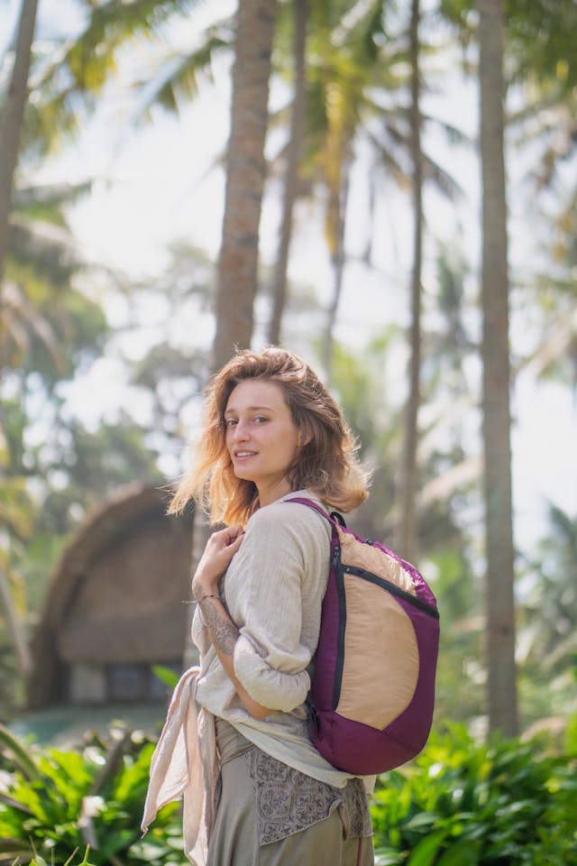 Ticket To The Moon Mini Backpack Vaaleanruskea 08