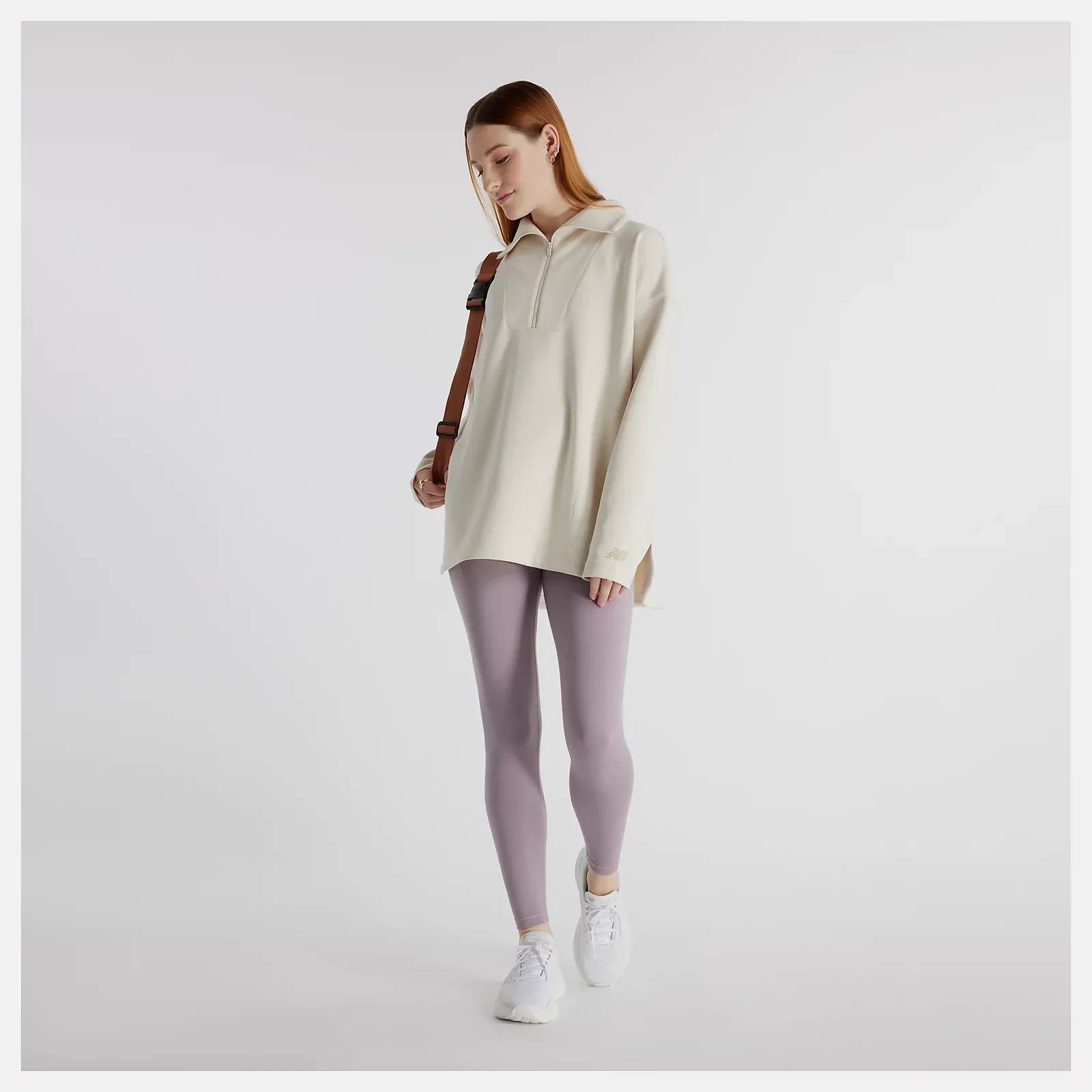 New Balance Women's Tech Knit Oversized Half Zip