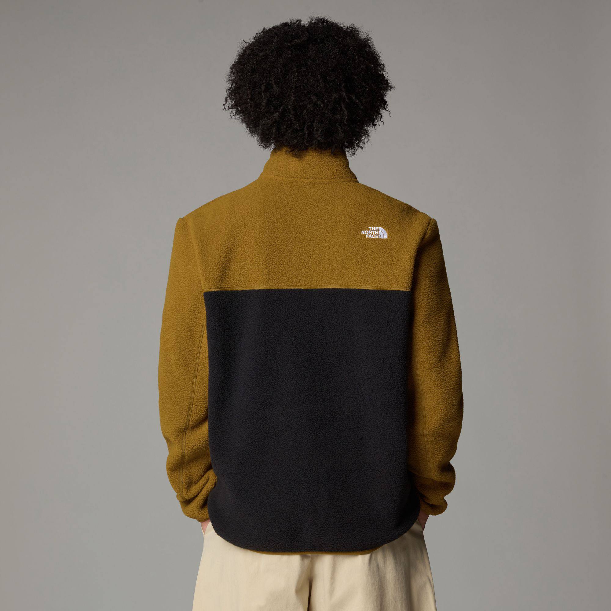 The North Face Men's Yumiori 1/4 Zip Musta / Vihreä 04