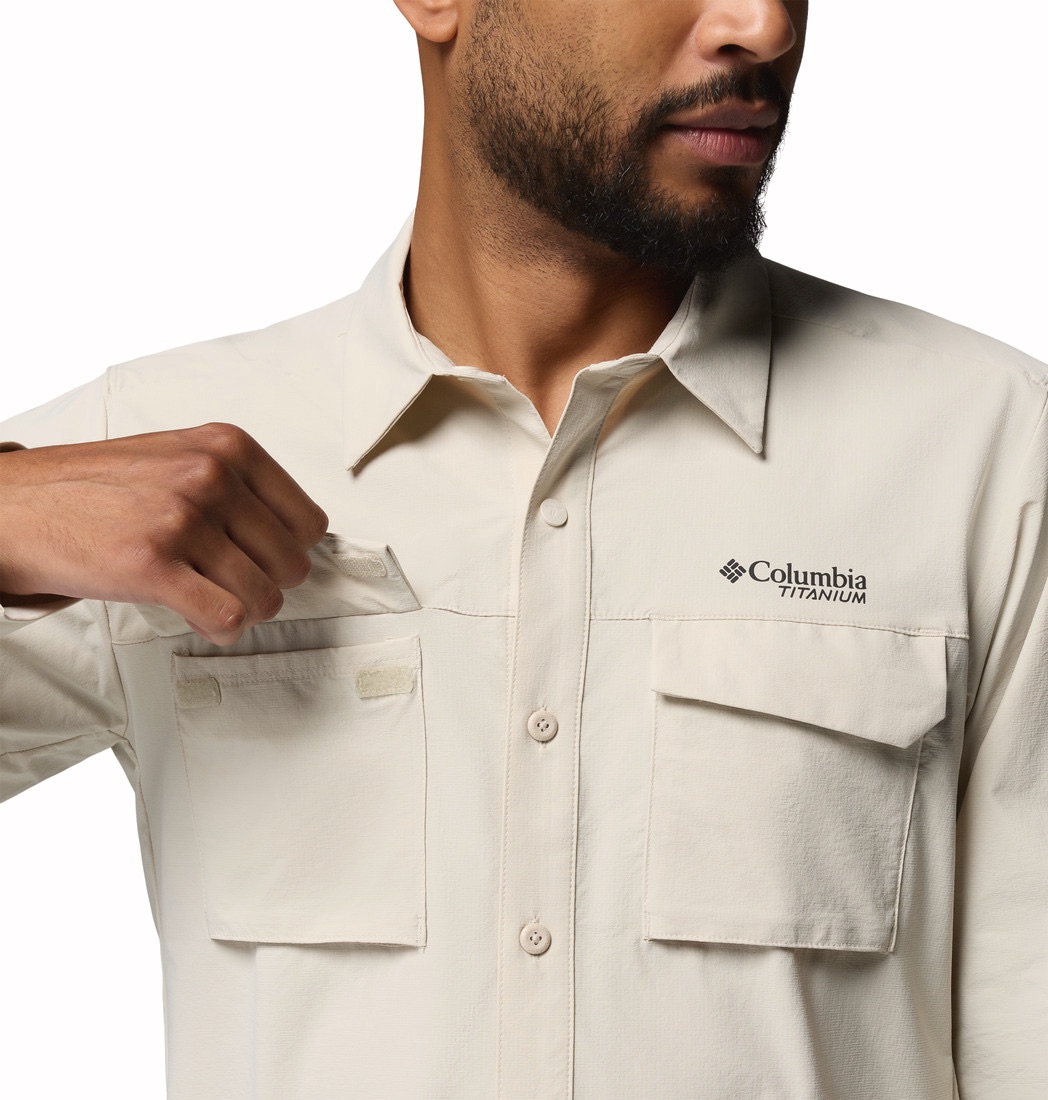 Columbia Men's Silver Ridge Elite Long Sleeve Dark Stone 07