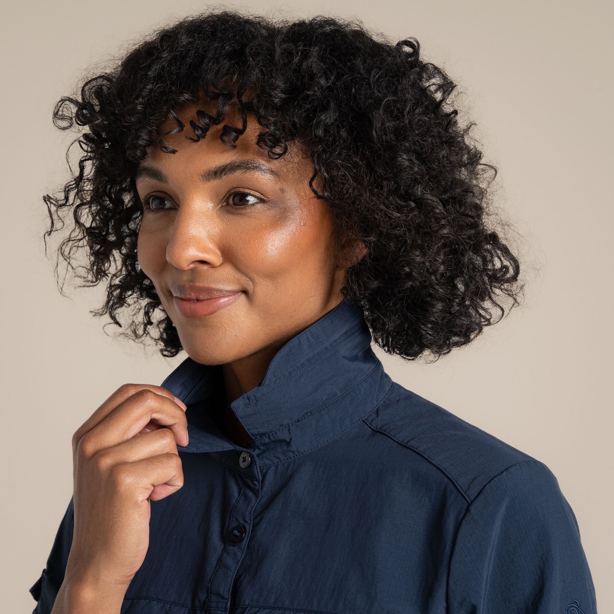 Craghoppers Women's Nosilife Adventure Long Sleeve III Shirt Navy 09