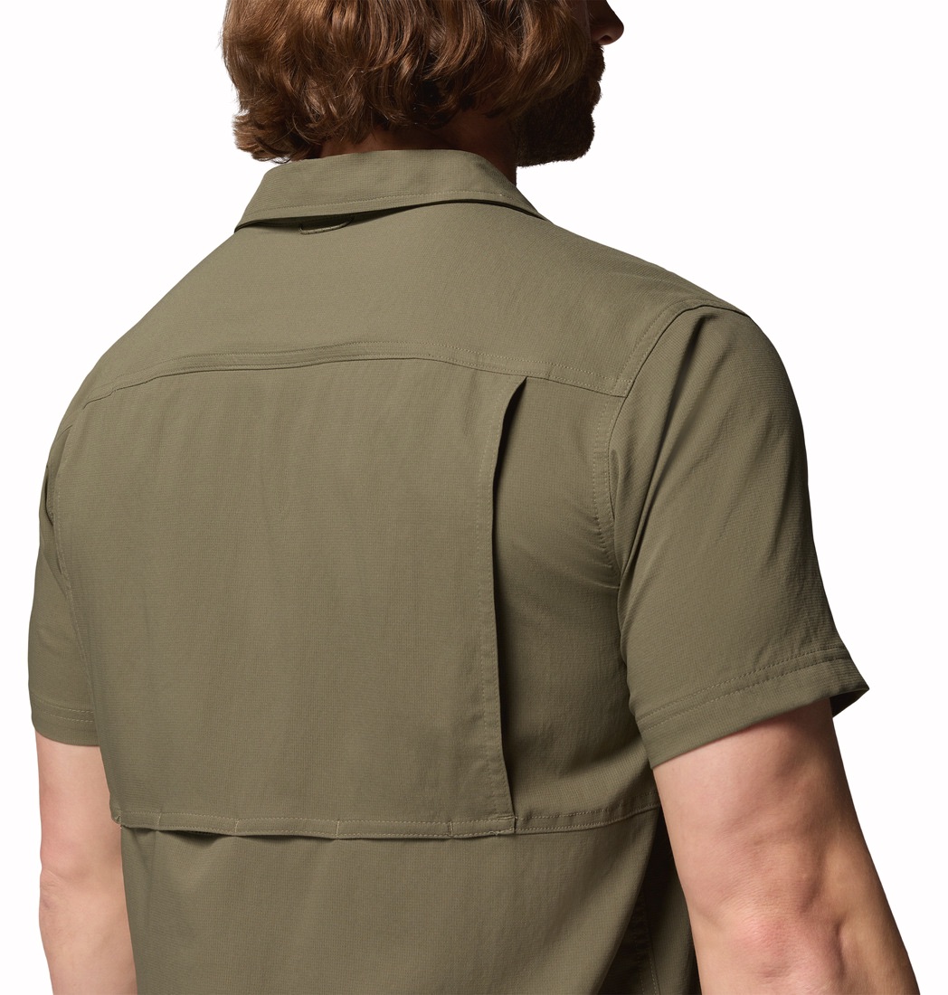 Columbia Men's Silver Ridge Utility II Short Sleeve Shirt Stone Green Heather 04