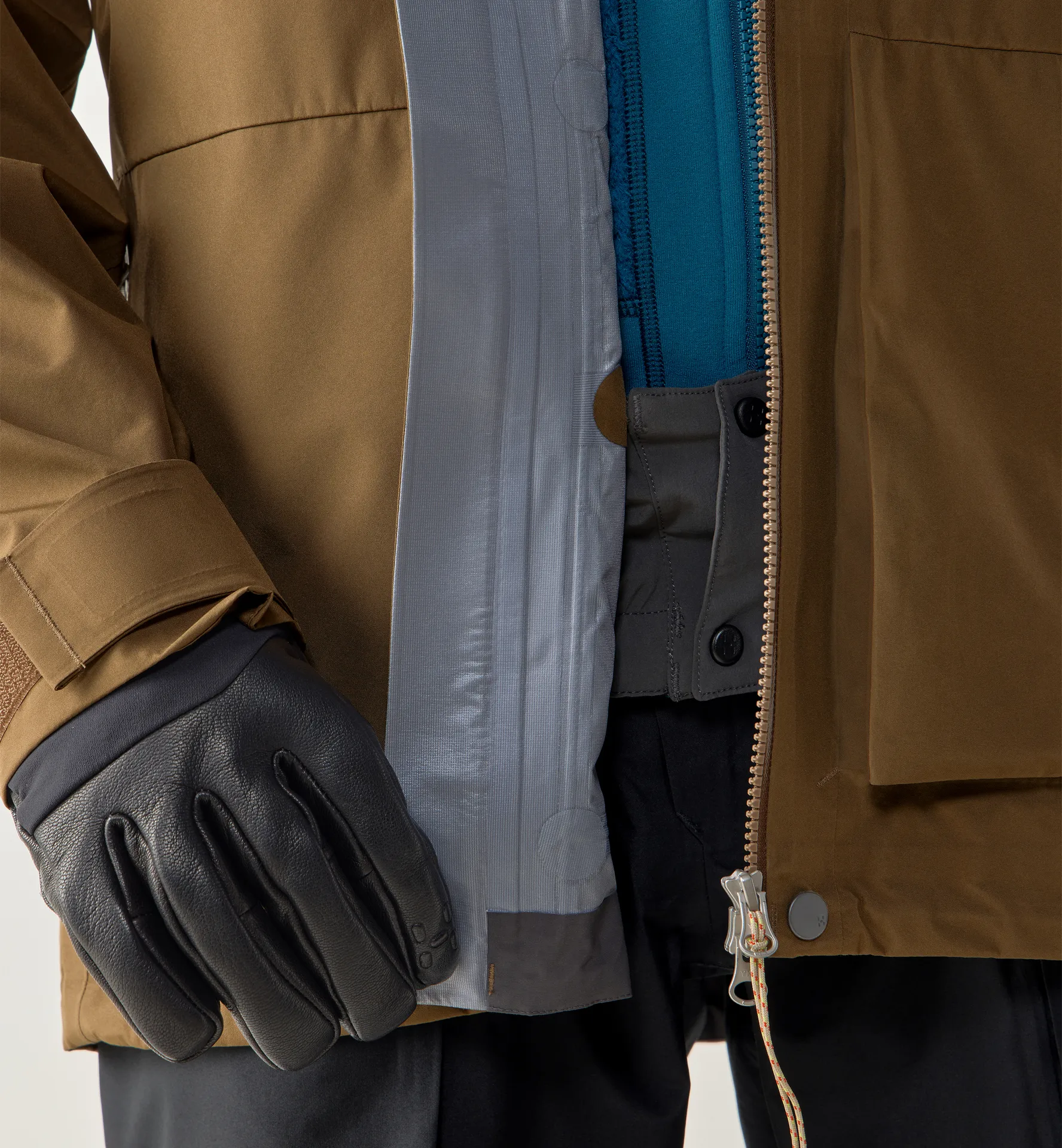 Haglöfs Men's Vassi GTX II Jacket Brown/Woodland Brown 14