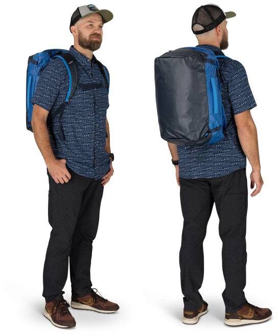Osprey Transporter Duffel 30 Blue Flame/Nocturnal Blue 02