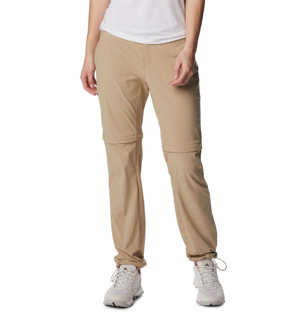 Columbia Women's Saturday Trail II EU Convertible Pant Tan 06