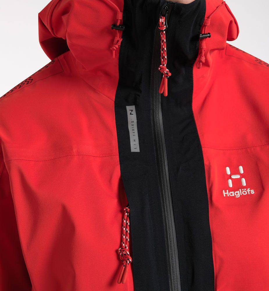 Haglöfs Women's L.I.M ZT Mtn GTX PRO Jacket Red / Black 05