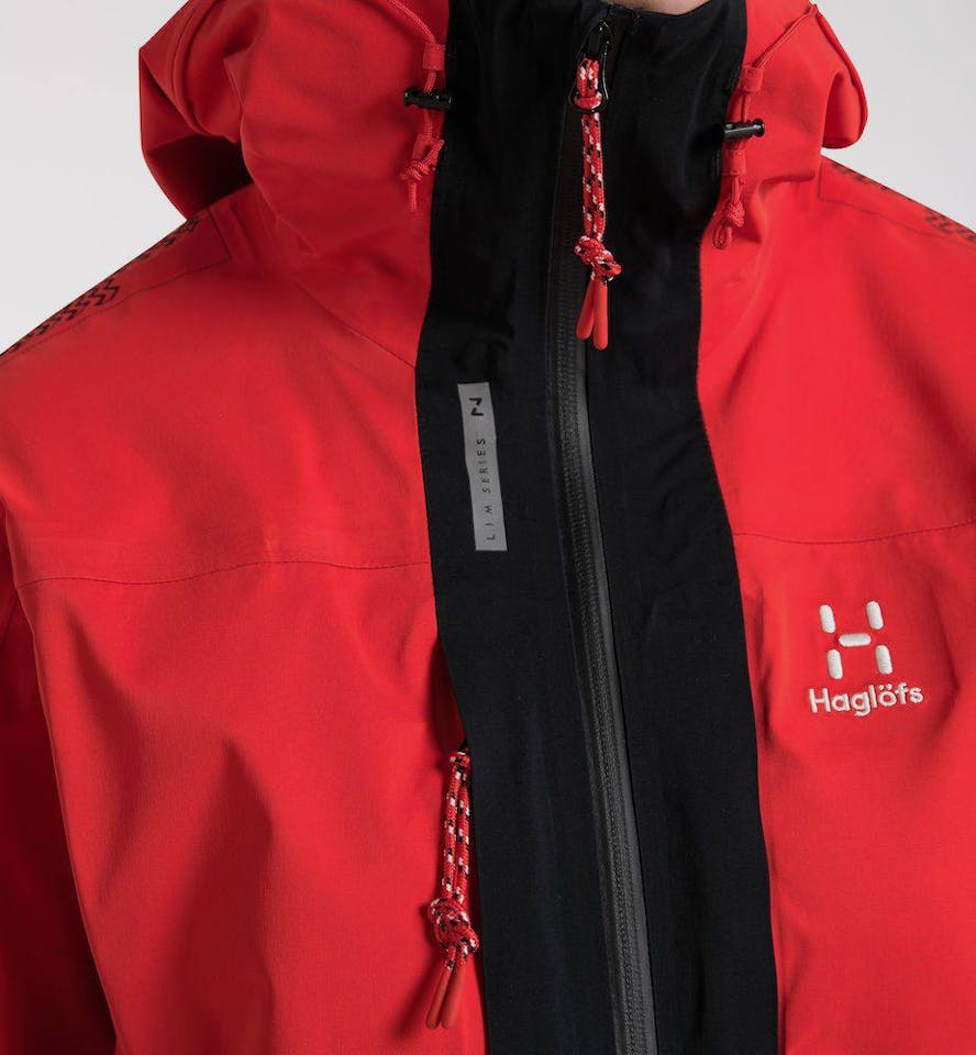 Haglöfs Women's L.I.M ZT Mtn GTX PRO Jacket Red / Black 05