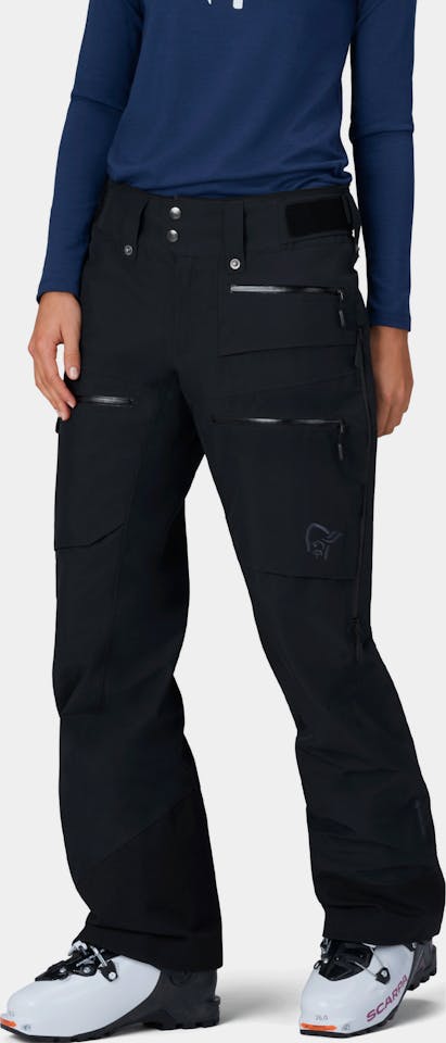 Norrøna Women's Lofoten GTX Insulated Pants Caviar 02