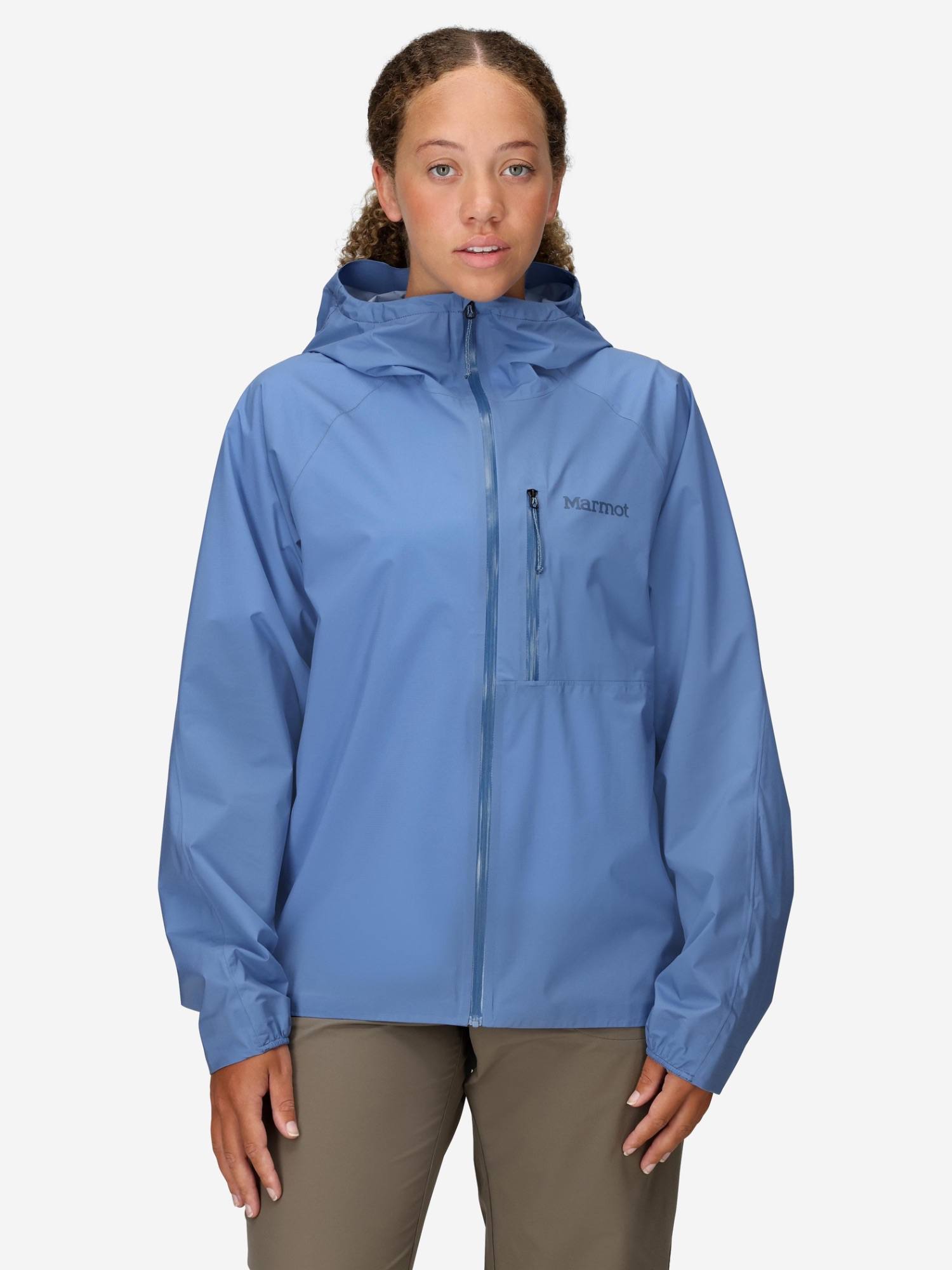 Marmot Women's Superalloy Bio Rain Jacket Rain Cloud 05