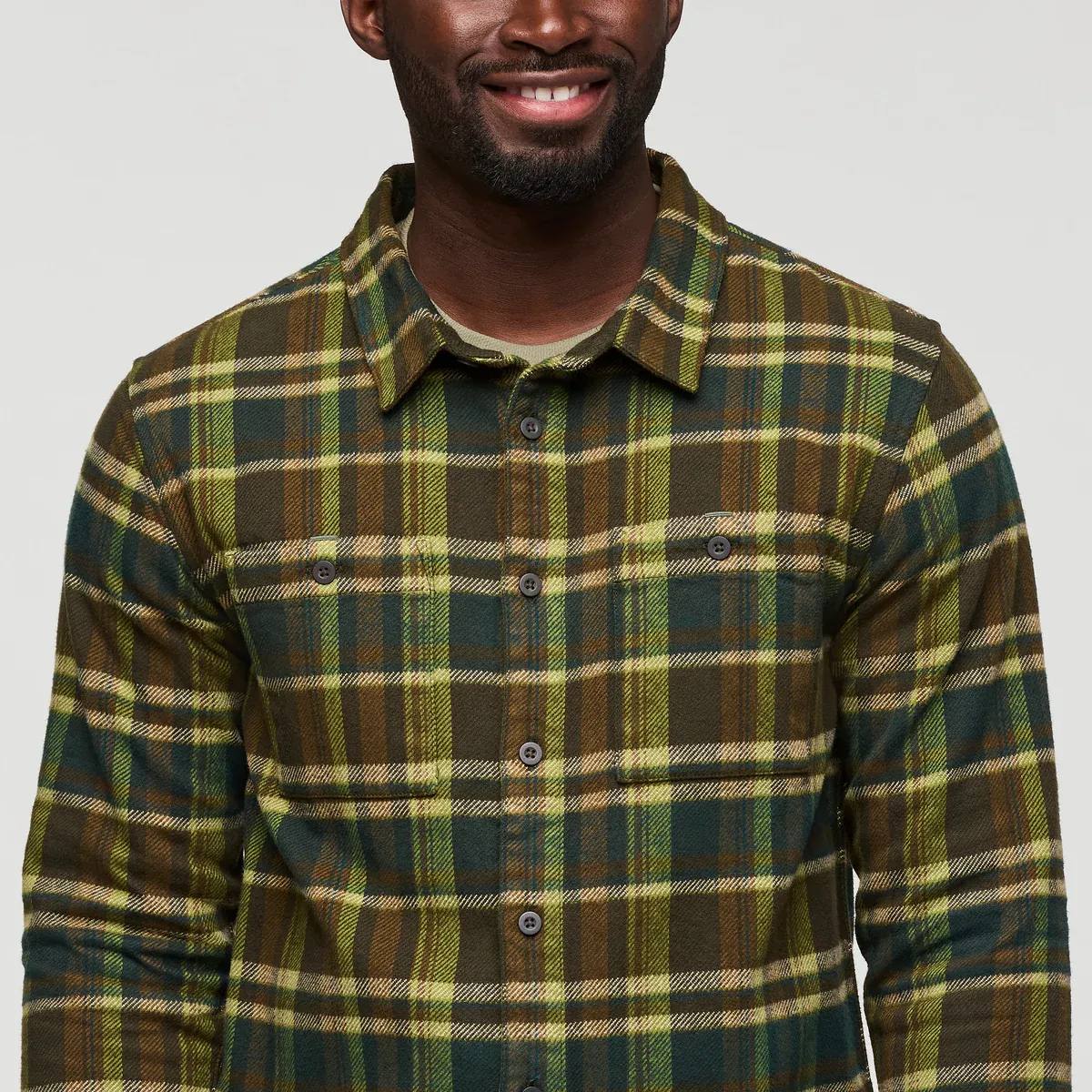 Cotopaxi Mero Organic Flannel Shirt Green 02