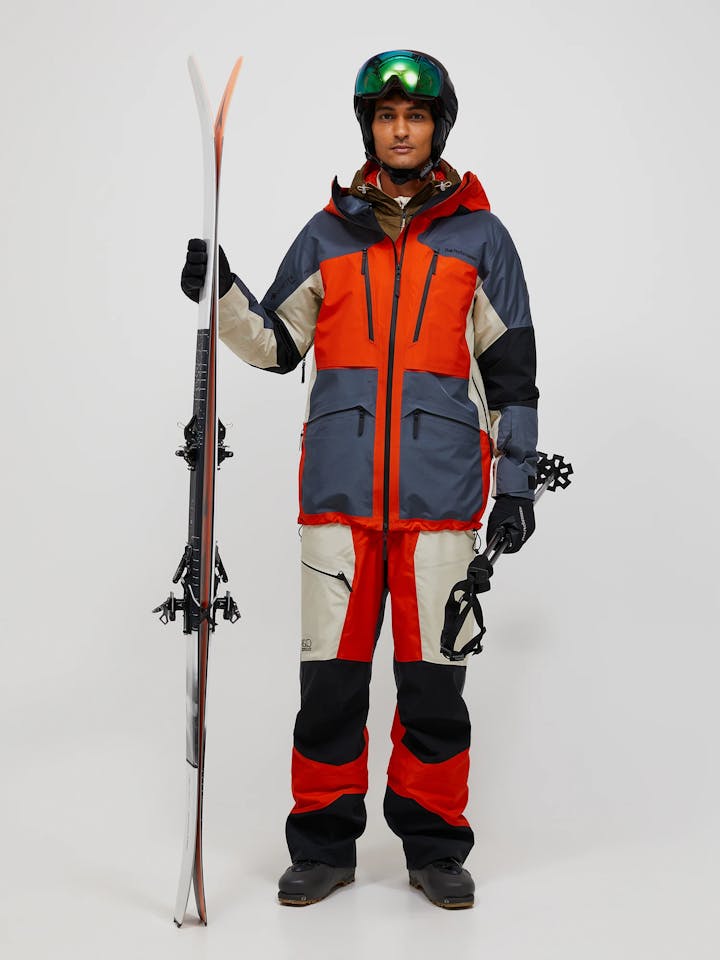 Peak Performance Men's Vertical GTX Pro Jacket Solar Burst / Mountain Mist 09