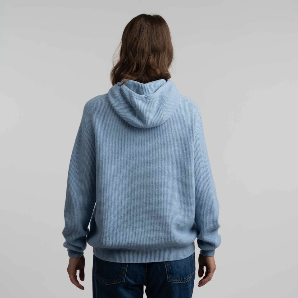 North Outdoor Women's Virta Merino Hoodie Vaaleansininen 07