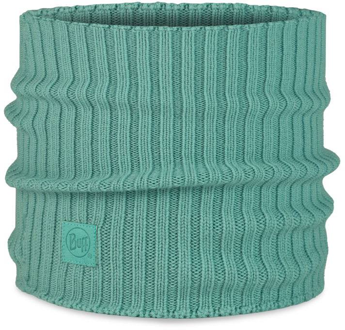 Buff Norval Merino Neckwarmer Pool Blue 04