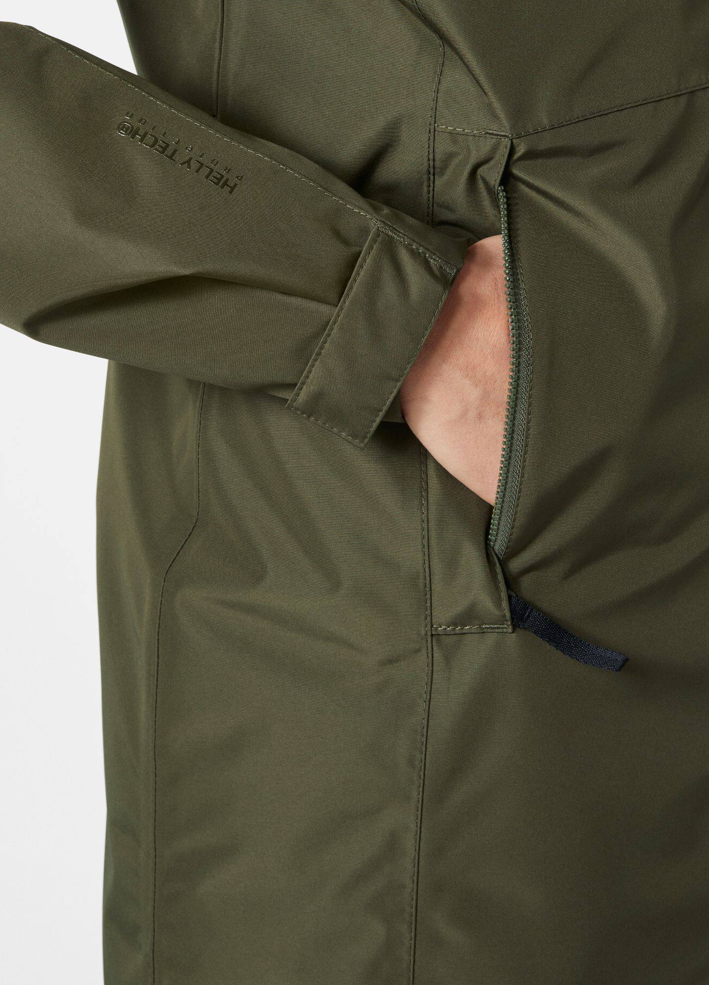 Helly Hansen Women's Lisburn Insulated Raincoat Green 04