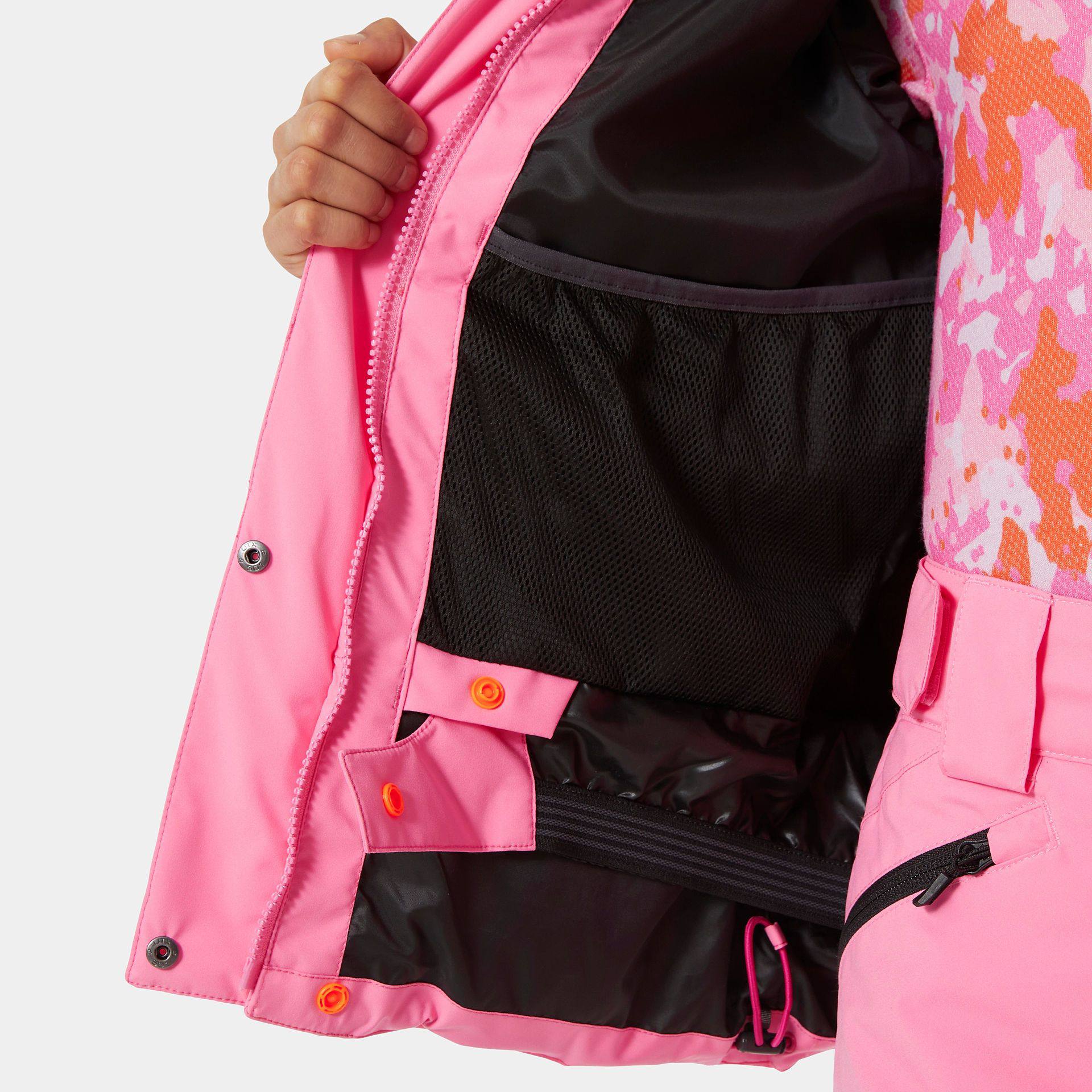 Helly Hansen JR Diamond Jacket Sugar Pink 04
