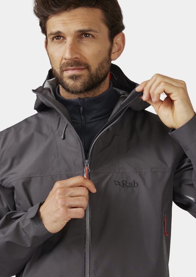 Rab Men's Namche GTX Jacket ja Lowa Men's Renegade Evo Mid GTX Musta 38