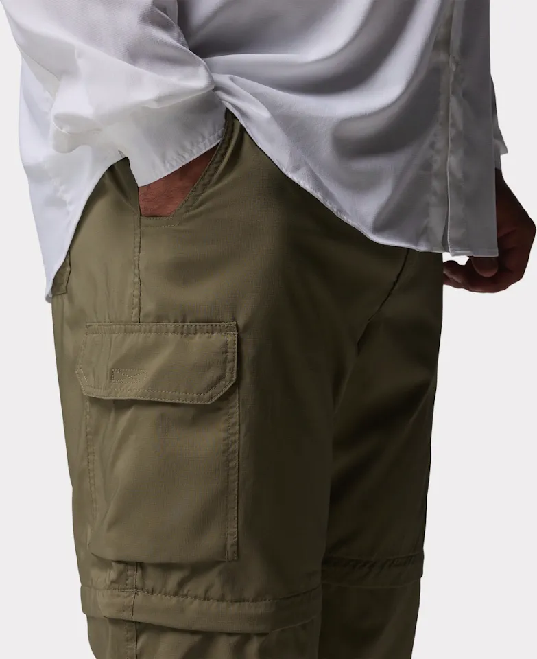 Columbia Men's Silver Ridge Utility Convertible Extended Size Pant Dark green 03