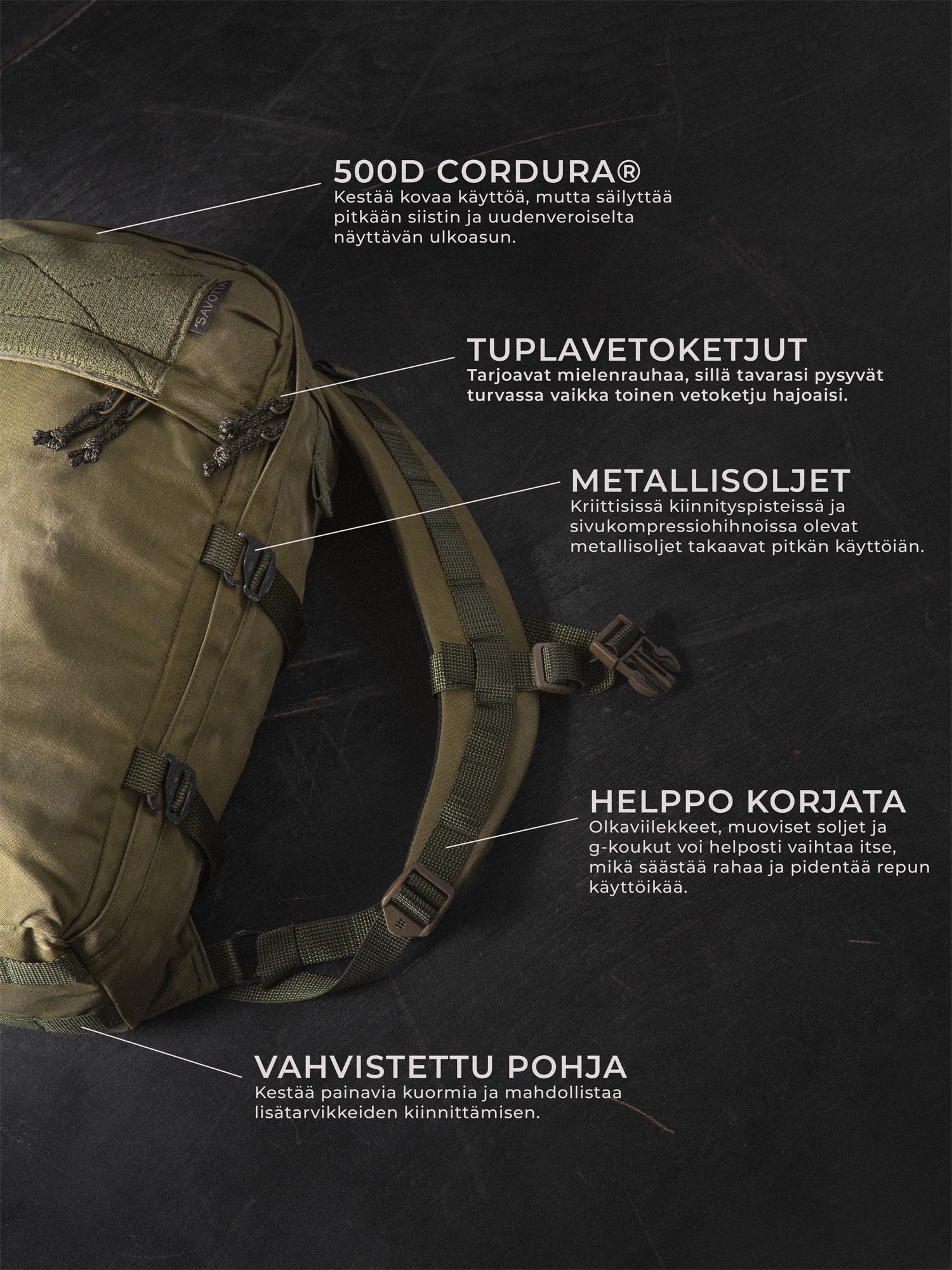 Savotta Niukka 20 Vihreä 11