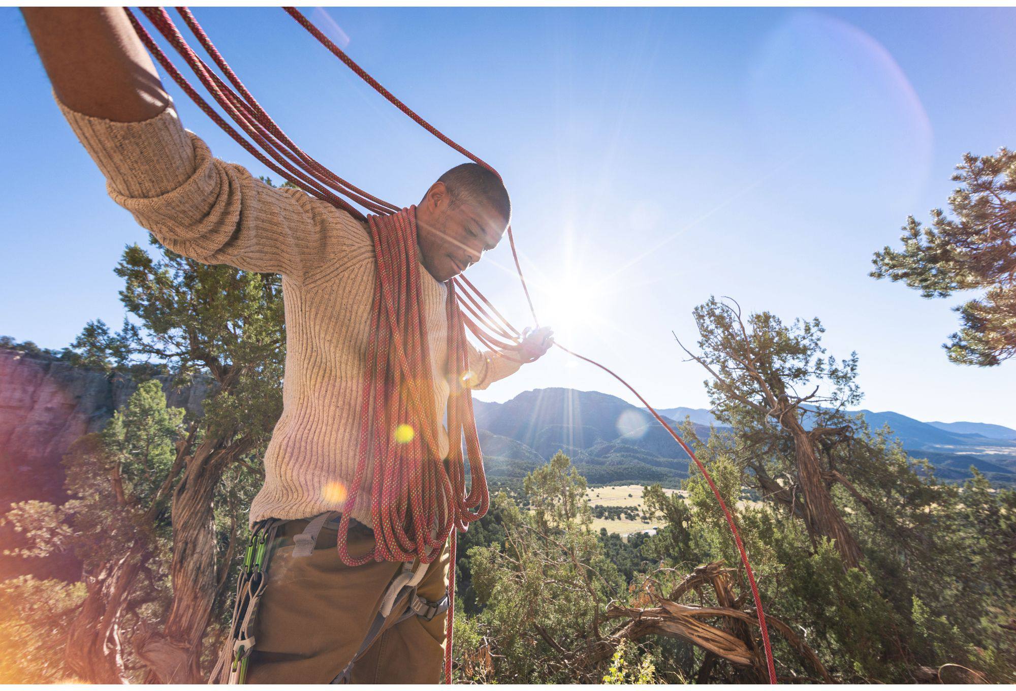 Royal Robbins Men's Rockcraft Wool Crew Long Sleeve Sand 06