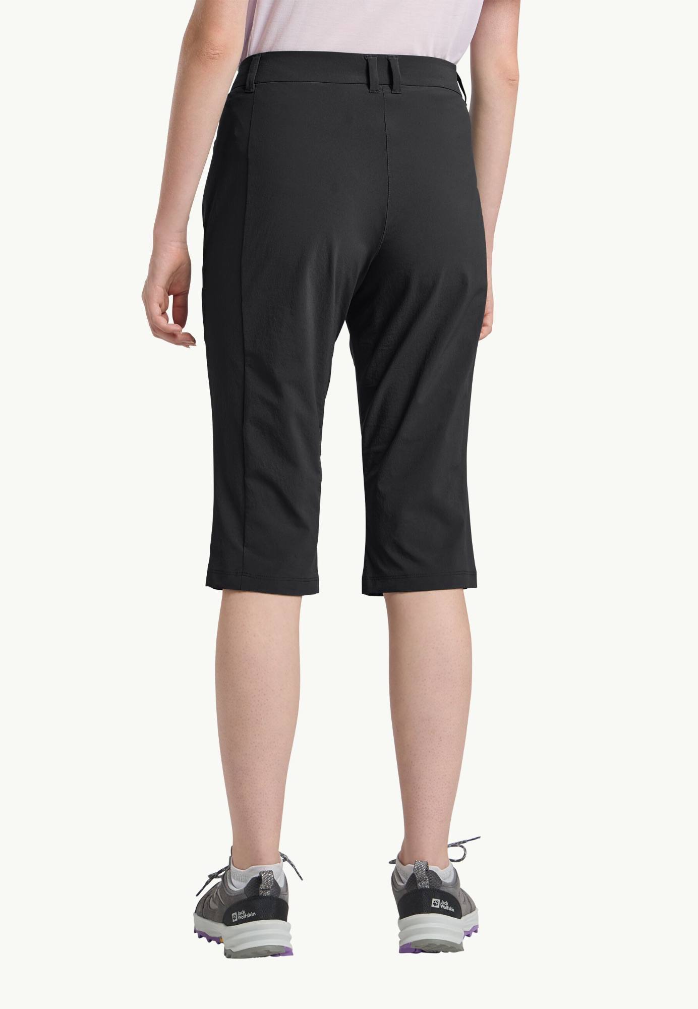 Jack Wolfskin Women's Hikeout 3/4 Pant Black 02