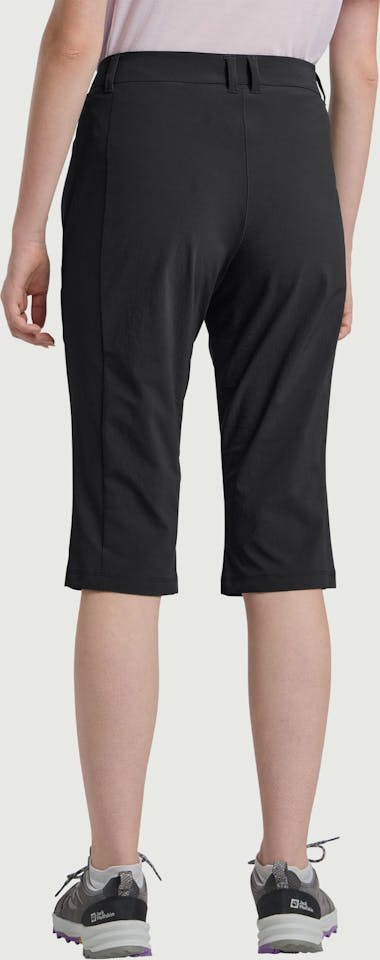 Jack Wolfskin Women's Hikeout 3/4 Pant Black 02
