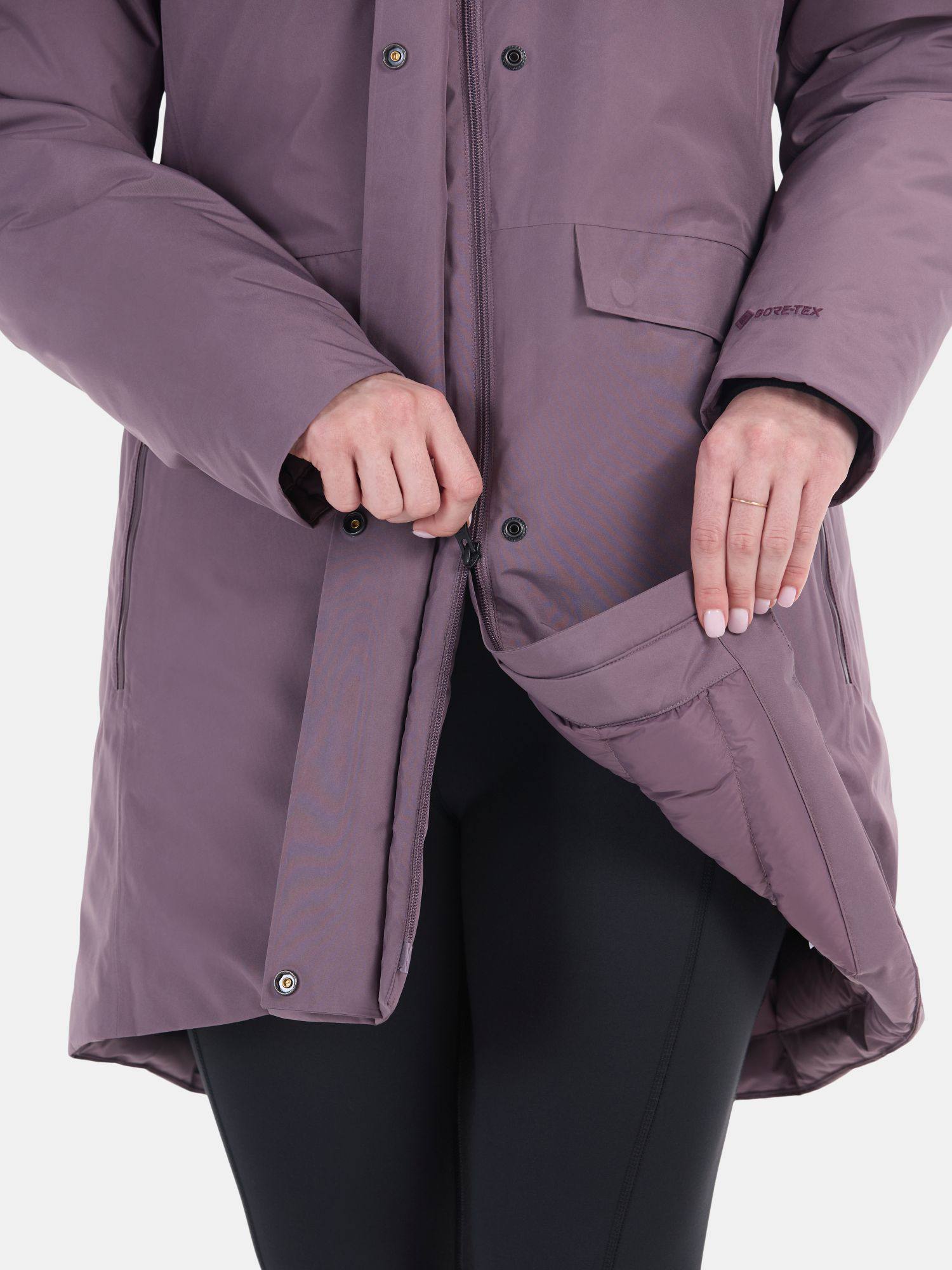 Marmot Women's Oslo GTX Jacket - Naisten vedenpitävä untuvatakki Purple 07