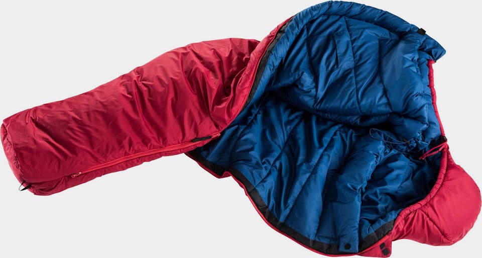Thermarest 3 vuodenajan makuupussi ja makuualusta alle 175 cm nukkujalle Karpalo 04