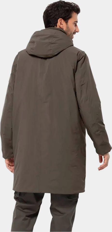 Jack Wolfskin Men's Koenigsbau Coat - Miesten vedenpitävä toppatakki Coffee 05