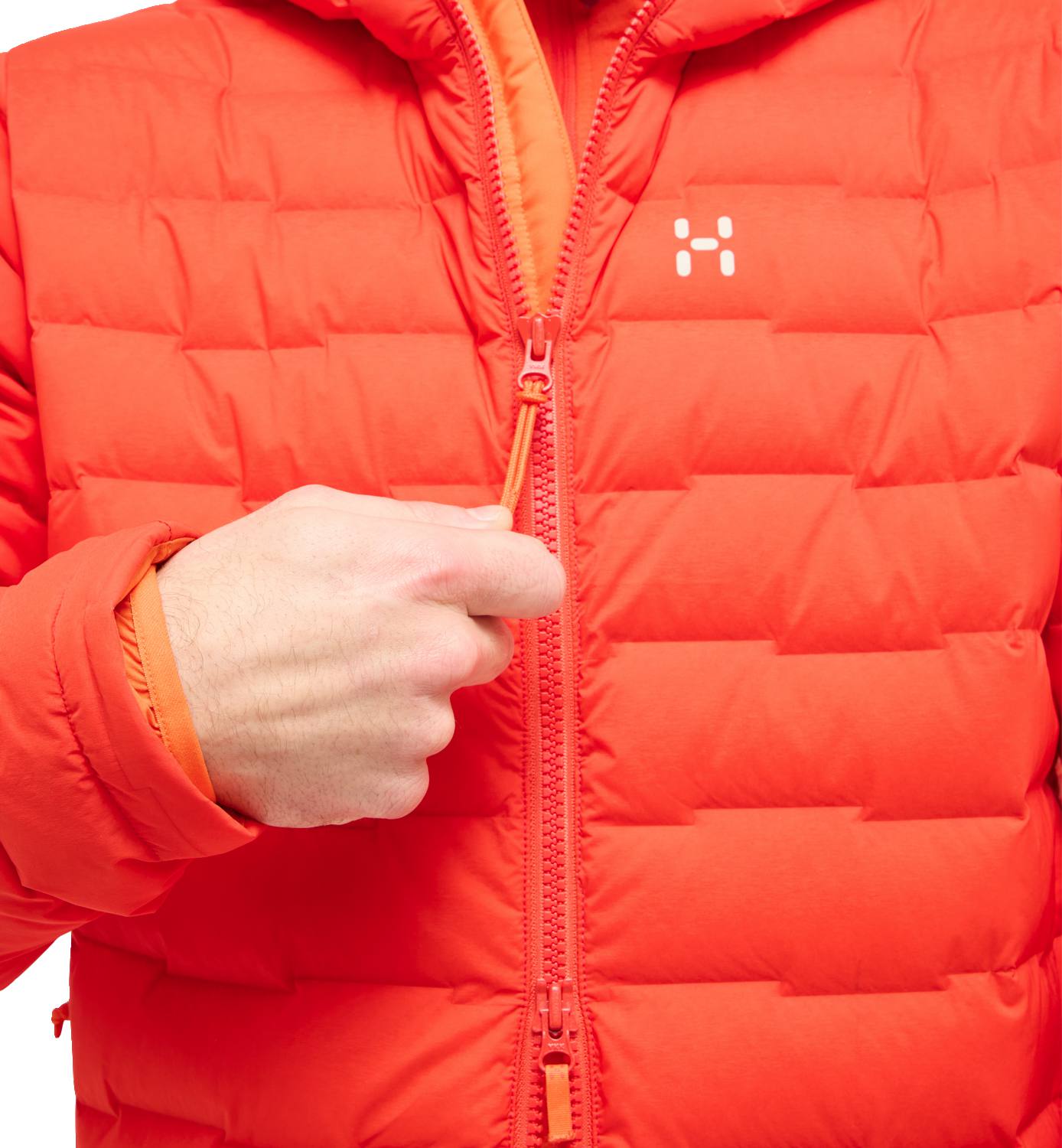 Haglöfs Men's Spitz Down Hood - Miesten untuvatakki Habanero 08