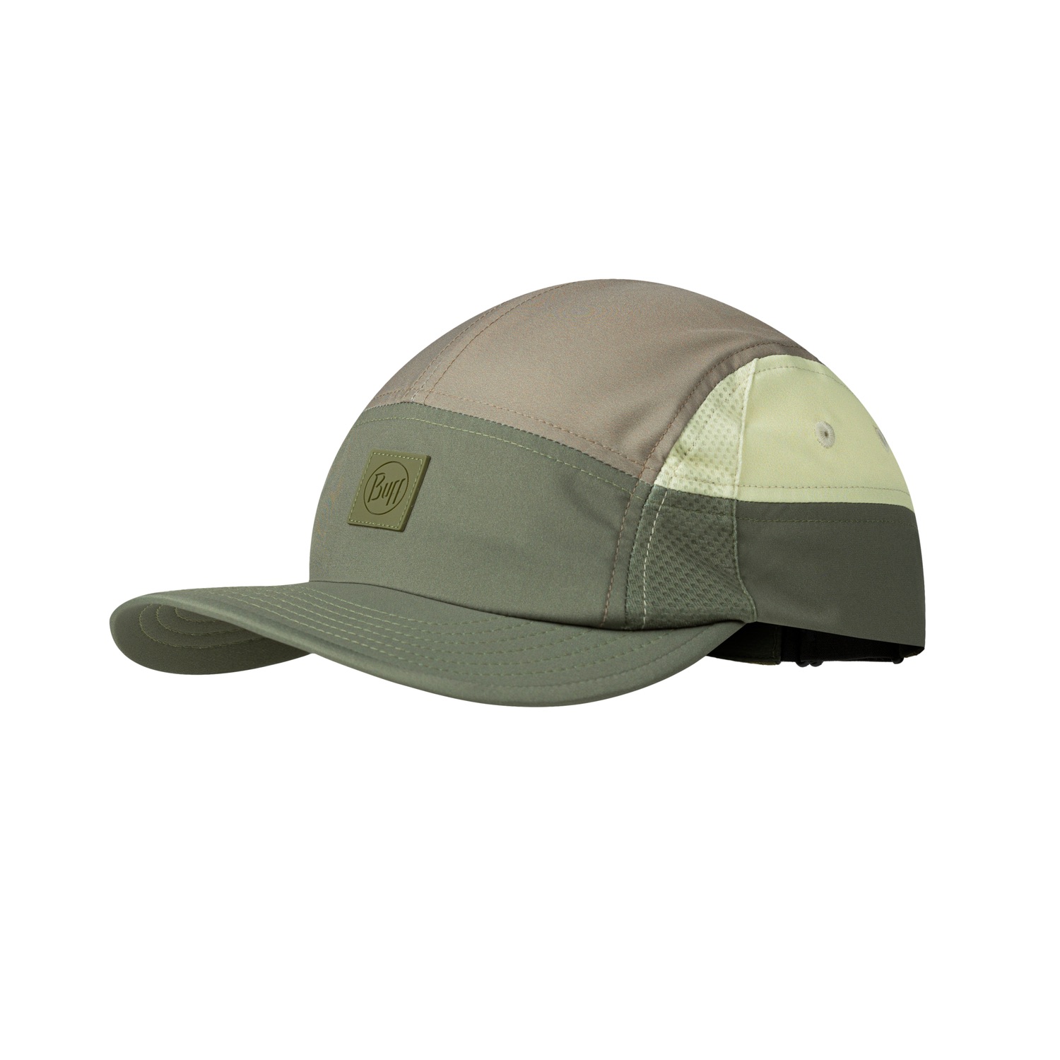 Buff 5 Panel Go Cap Domus Khaki  03