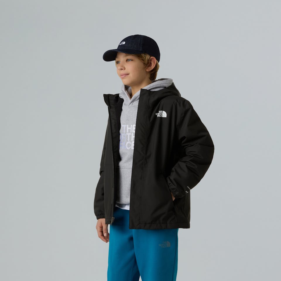 The North Face Boys Warm Antora Rain Jacket Black 05