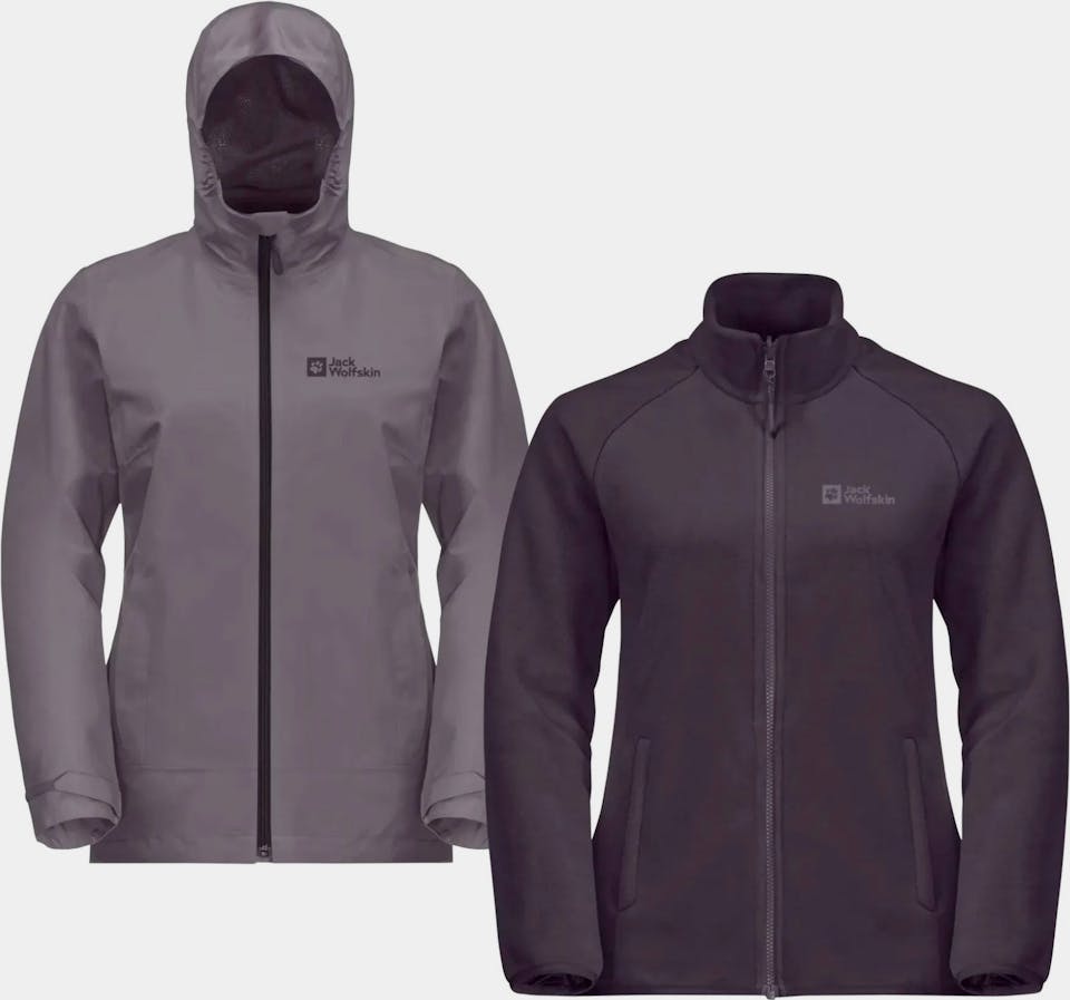 Jack Wolfskin Women's Moonrise 3in1 Jacket Blossom 01